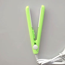 Load image into Gallery viewer, Curling Iron Mini Hair straightener Iron Ceramic Straightening Styling Tools Hair Curler Flat Iron Beard straightener