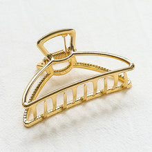 Load image into Gallery viewer, 2020 Women Girls Geometric Hair Claw Clamps Hair Crab Moon Shape Hair Clip Claws Solid Color Accessories Hairpin Large/Mini Size