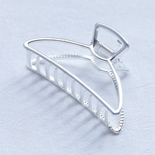 Load image into Gallery viewer, 2020 Women Girls Geometric Hair Claw Clamps Hair Crab Moon Shape Hair Clip Claws Solid Color Accessories Hairpin Large/Mini Size