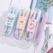 Load image into Gallery viewer, New Mini Hair Straightener Curling hair clipper Hair Crimper Curling Iron curly hair iron Hair Straightener Brush  Flat Iron
