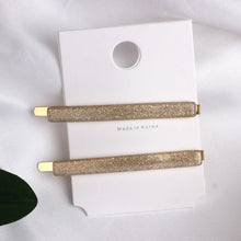 Load image into Gallery viewer, 2pcs/Set Fashion Women Metal Acetate Hair Pin Clip Leopard Hair Clip Geometric Hairpins Hairgrips Hair Accessories
