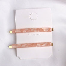Load image into Gallery viewer, 2pcs/Set Fashion Women Metal Acetate Hair Pin Clip Leopard Hair Clip Geometric Hairpins Hairgrips Hair Accessories
