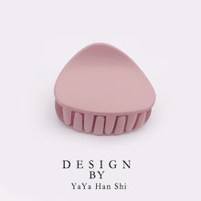 Load image into Gallery viewer, 1PC 2020 Korean Fashion Design Women Hair Claw Solid Color Hair Crab Retro Square Scrub Hair Clips Small Size
